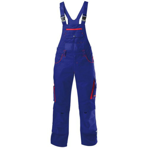 FORTIS H-Latzhose 24, blau/rot,Gr.48