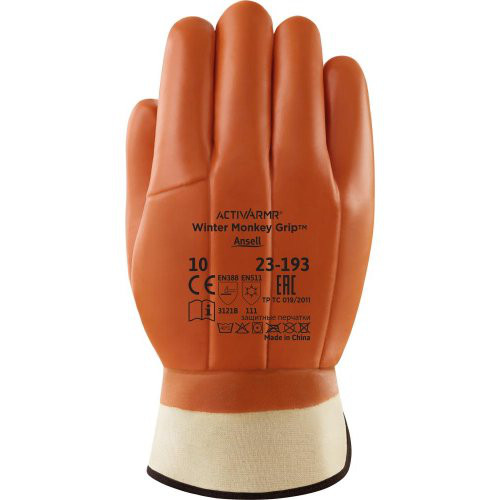 Handschuh Winter Monkey Grip 23-193, Gr. 10