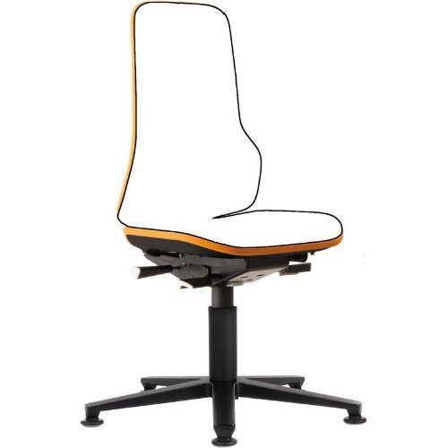 Stuhl NEON orange synchromit Gleiter