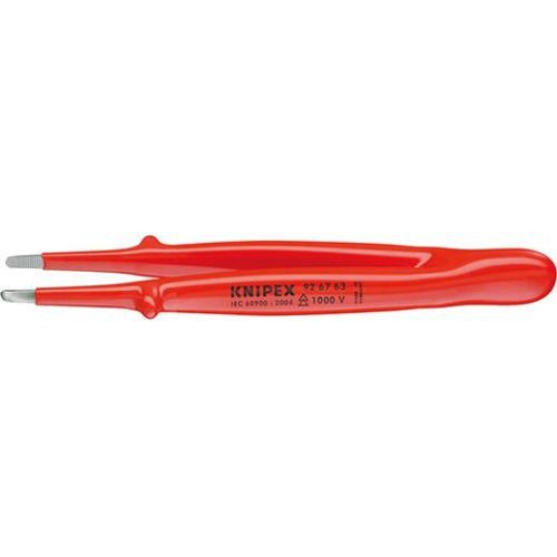 Pinzette Präzision VDE Spitze rund 145mm KNIPEX