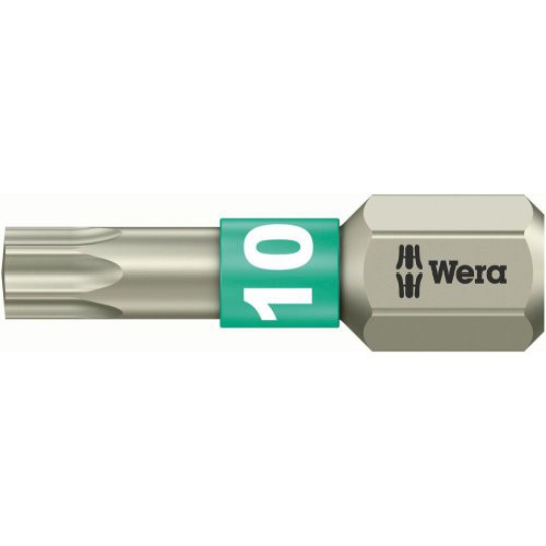 Bit rostfrei 1/4" DIN3126C6,3 T10x25mm Wera