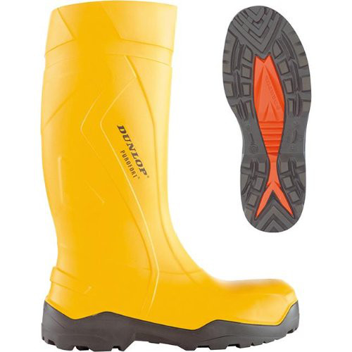 Stiefel Dunlop Purofort+,S5 , Gr.43, gelb