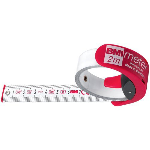 Taschenbandmaß BMImeter 3mx16mm weiß BMI