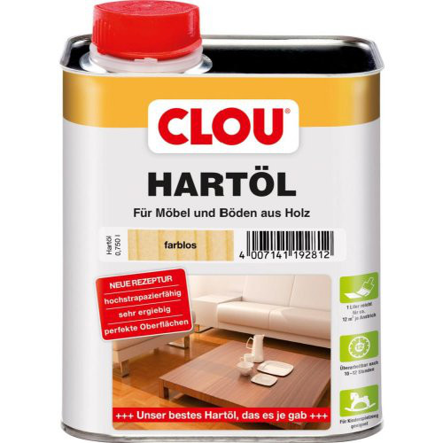 Hartöl Nr. 3 weiß transparent 750ml