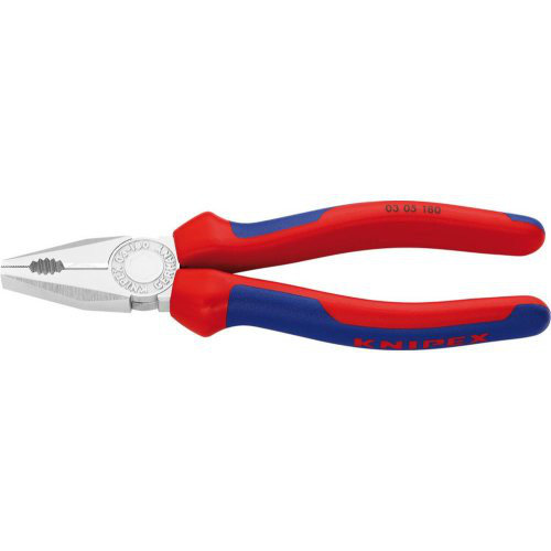 Kombinationszange verchromt mit Mehrkomponenten-Griffen 160mm KNIPEX