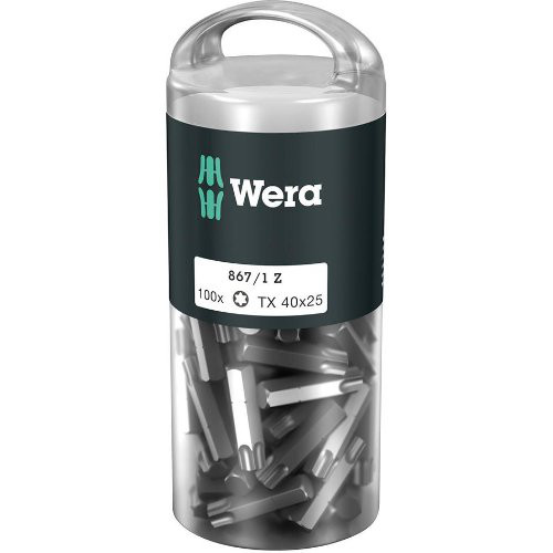 Bit 1/4" DIN3126E6,3 T40x25mm Pack zu 100StückWera