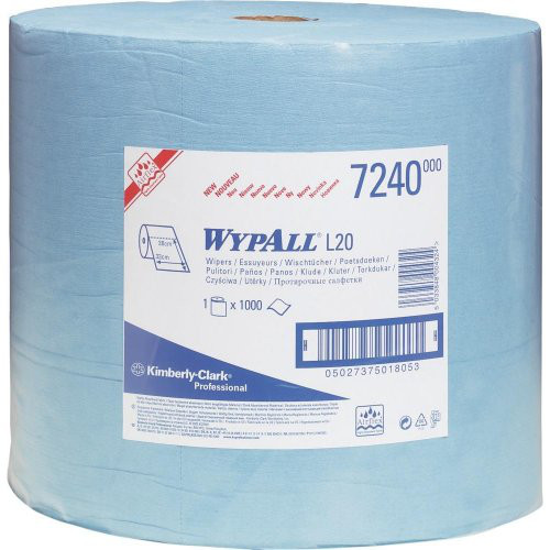 WYPALL L10 Wischtücher 33x38cm blau 1000 Blatt