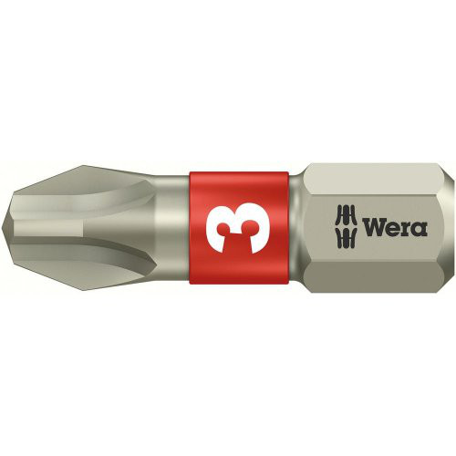 Bit rostfrei 1/4" DIN3126C6,3 PH3x25mm Wera