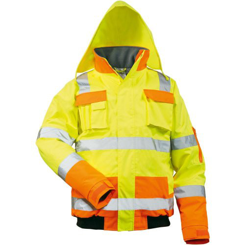 Warnpilotenjacke Mats, Gr. 3XL, gelb/orange