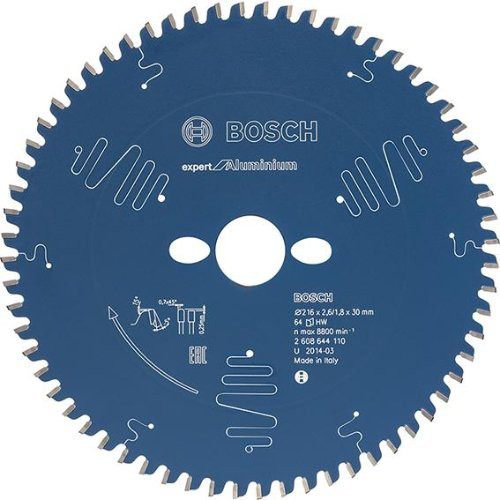 HM Kreissägeblatt 216x2,6x30mm Z64 TF-BoschExpert Aluminium