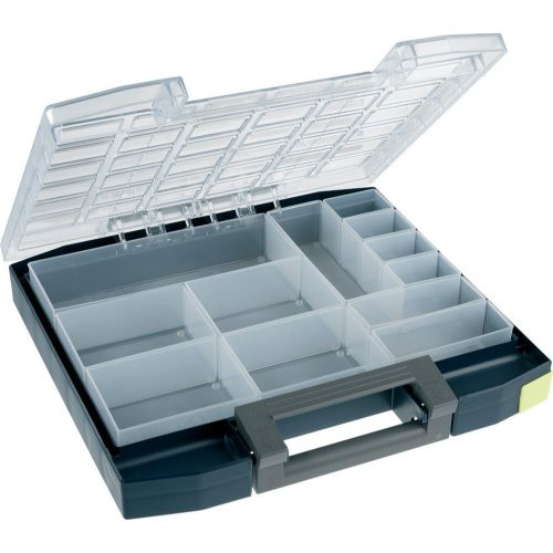 Sortimentskoffer Polycarbonat boxxser 55 6x6-14 blau raaco