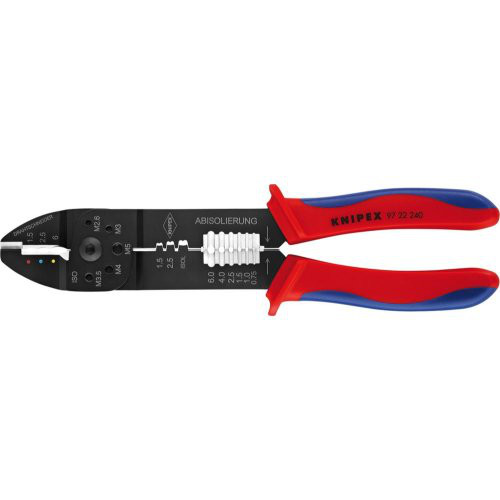 Crimpzange 9722240 für isolierte Kabelschuhe 0,75-6qmm KNIPEX