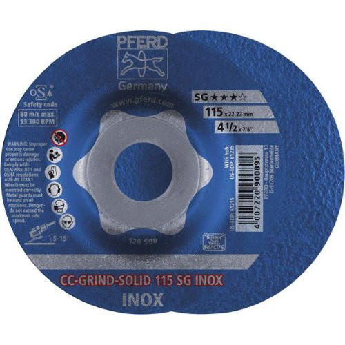 Schleifscheibe CC-Grind Solid INOX 125mm PFERD