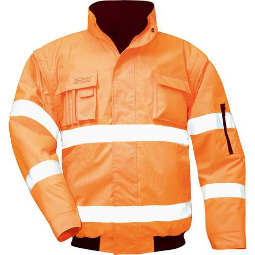 Warnpilotenjacke Tom, Gr. S, orange