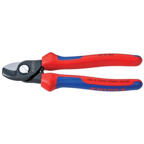 Kabelschere mit Mehrkomponenten-Griffen 165mm KNIPEX