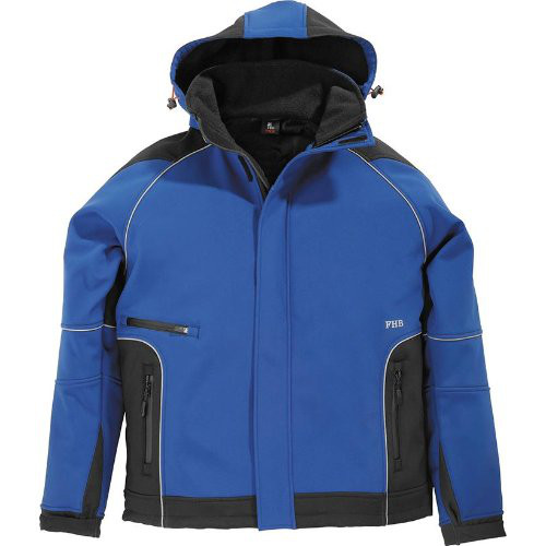 Softshelljacke WALTER, royalblau-schwarz, Gr.L