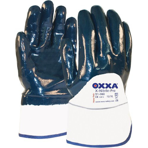 Handsch. Oxxa X-Nitrile- Pro,Stulpe. offen,Gr.10