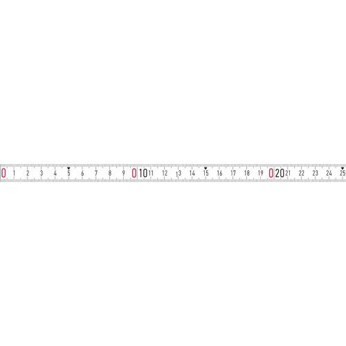 Bandmaß weiß 5mx13mm selbstklebend LNR-SK BMI