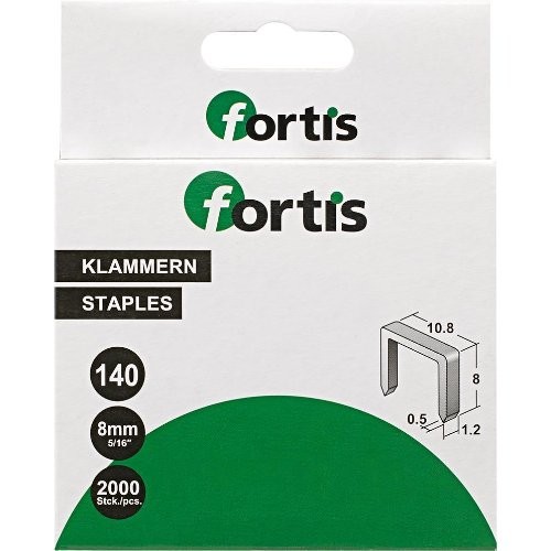 Heftklammer 8 mm a 2000Stk. FORTIS