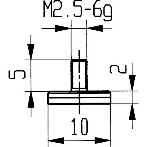 Messeinsatz HM Typ 11/10,0mm KÄFER