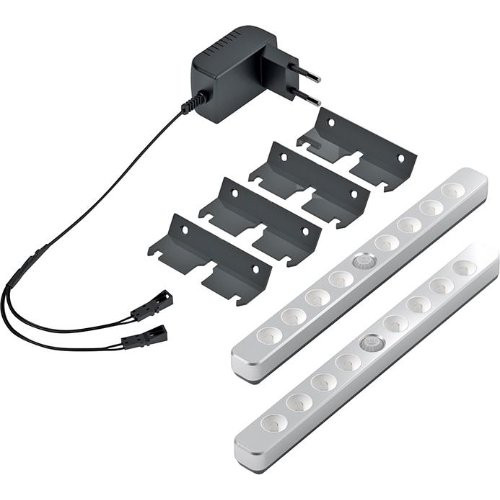 LuckyLine 2er Set cw Alu Optik, LED-Verl.,EVG