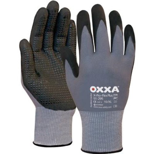 Handsch. Oxxa X-Pro-Flex Plus NFT, Gr. 8, schwarz