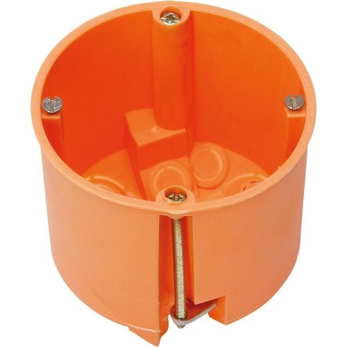Hohlwanddose-Dose ISO 60mm Ø 61mm tief orange