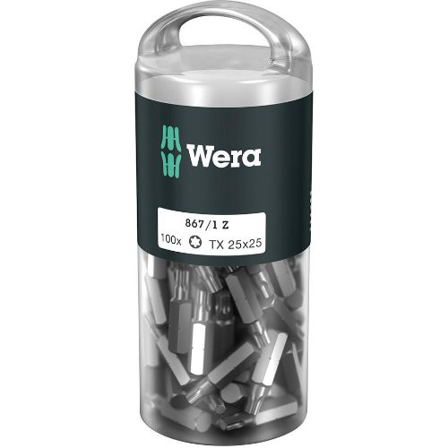 Bit 1/4" DIN3126E6,3 T25x25mm Pack zu 100StückWera