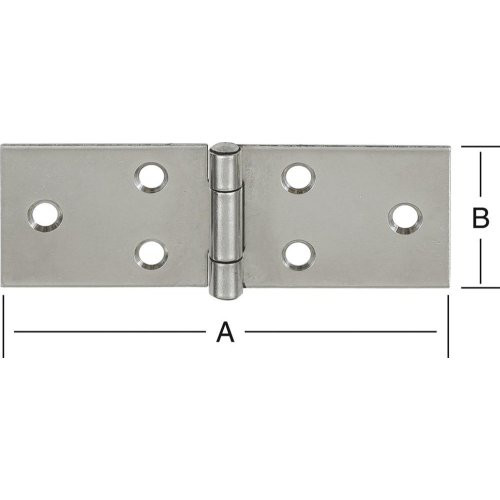 Tischband breit 120x33 mmEdelstahl