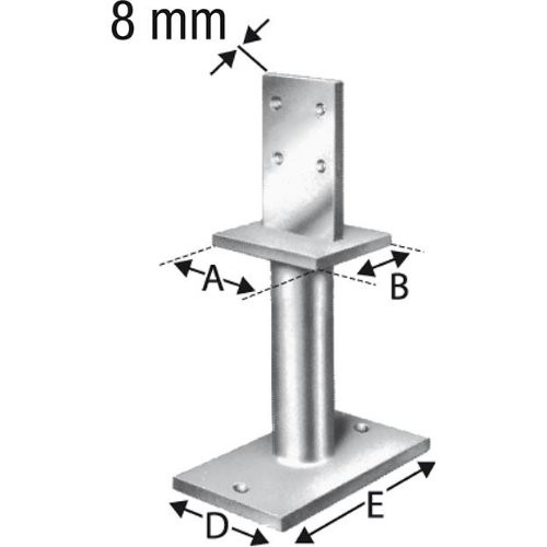 SST Stützenfuß PISB160G-B