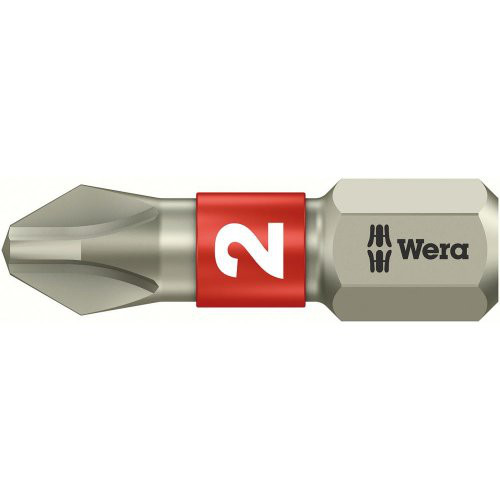 Bit rostfrei 1/4" DIN3126C6,3 PH2x25mm Wera