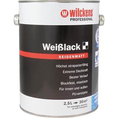 Weißlack seidenmatt, 2,5L