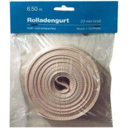 Rollladengurt 22/23mmx6m SB,silber,380kg Reißfesti