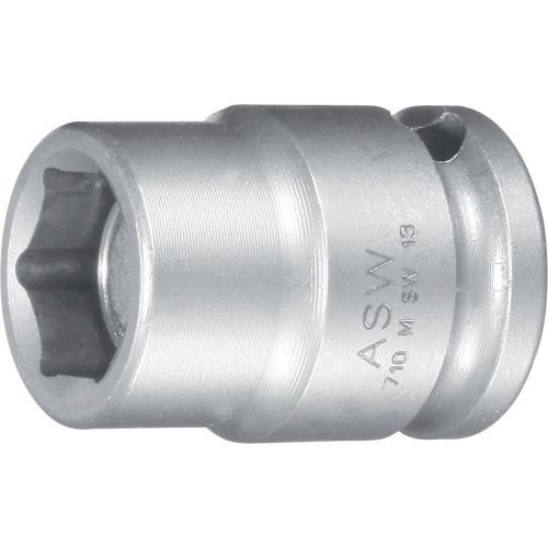 Kraft- Steckschlüsseleinsatz mit Magnet 3/8" 17mm ASW