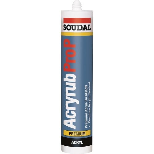 Acryrub Acryl-Dichtmasse 310ml, weiss SOUDAL