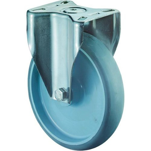 Bockrolle 150mm H110.B43 Platte,Thermopl,ER,GL, H110.B43.150