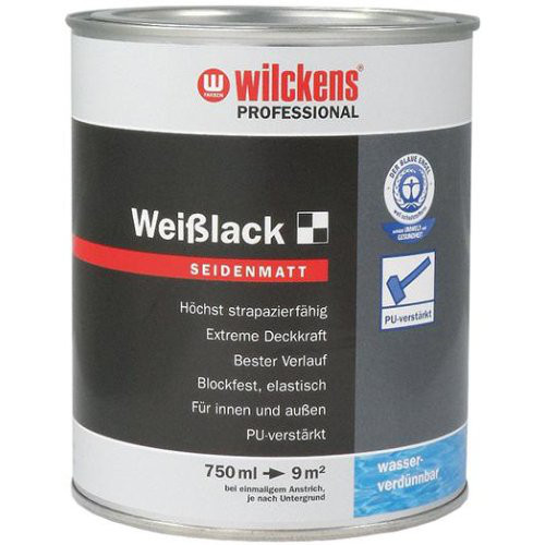 Weißlack seidenmatt,750ml