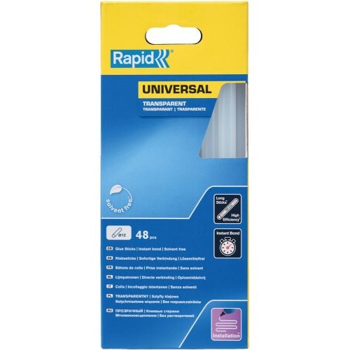 Klebesticks universal transparent Ø 12 x 190 mm48 Stk. Karton Rapid