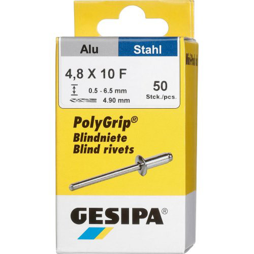 Mini-Pack PolyGrip Alu/Stahl 4,8 x 10 Gesipa