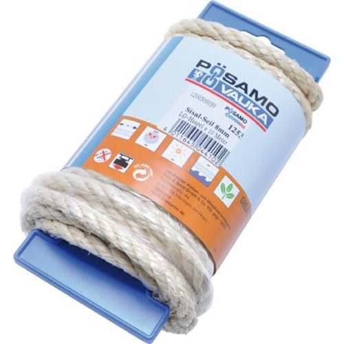 Sisal-Seil gedr. natur 6,0mmx20m auf Lg-Haspel