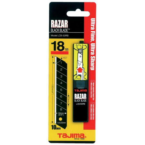 RAZAR BLACK Klingen 18mm LCB50RBC VE10St. Tajima