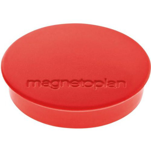 Magnet D30mm VE10 Haftkraft 700 g rot