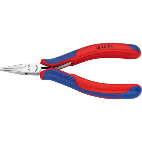 Greifzange Elektronik Backen flachrund 115mm KNIPEX