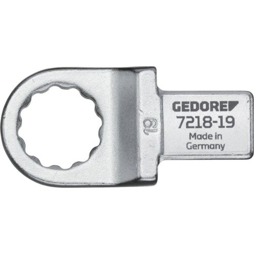 Einsteck-Ringschlüssel 19mm 14x18mm 4kt. Gedore