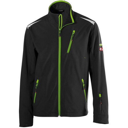 FORTIS Herren Jacke 24, schw./limegreen, Gr. XXL