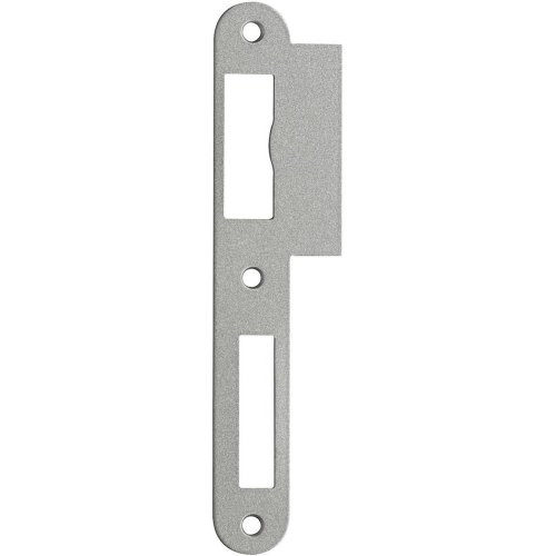 Lappenschliessblech 170mmDIN R 24mm rd.Nickel-silb