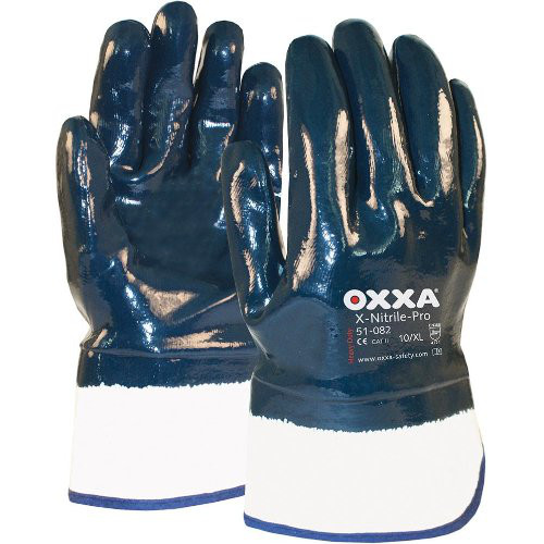 Handsch. Oxxa X-Nitrile- Pro,Stulpegeschl.,Gr.9