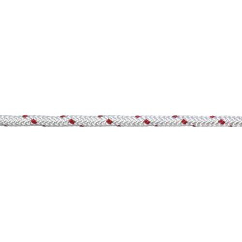 PE-Seil gefl. weiss/rot 10,0mm Rolle a 100m (250x200)