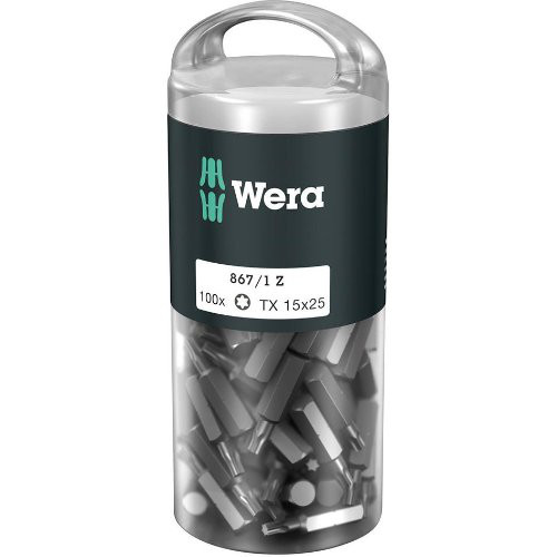 Bit 1/4" DIN3126E6,3 T15x25mm Pack zu 100StückWera