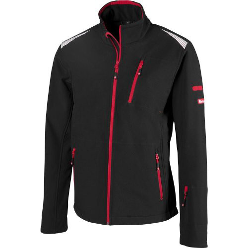 FORTIS Herren Jacke 24, schwarz/rot Gr.S